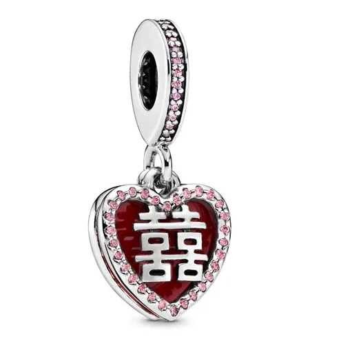 Charm Corazón Doble Felicidad
