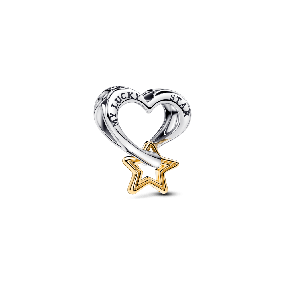 Charm Estrella y Corazón de la Suerte
