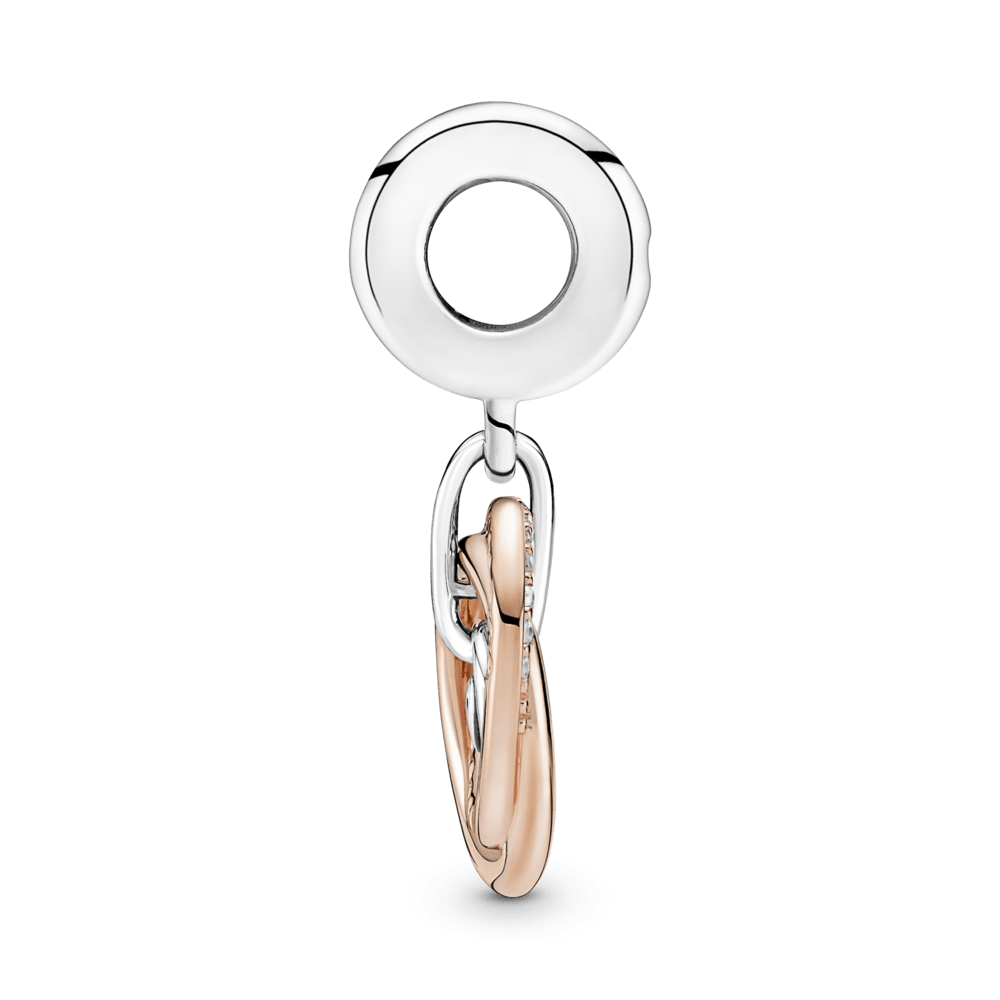 Charm Colgante Círculos Entrelazados Familia Por Siempre