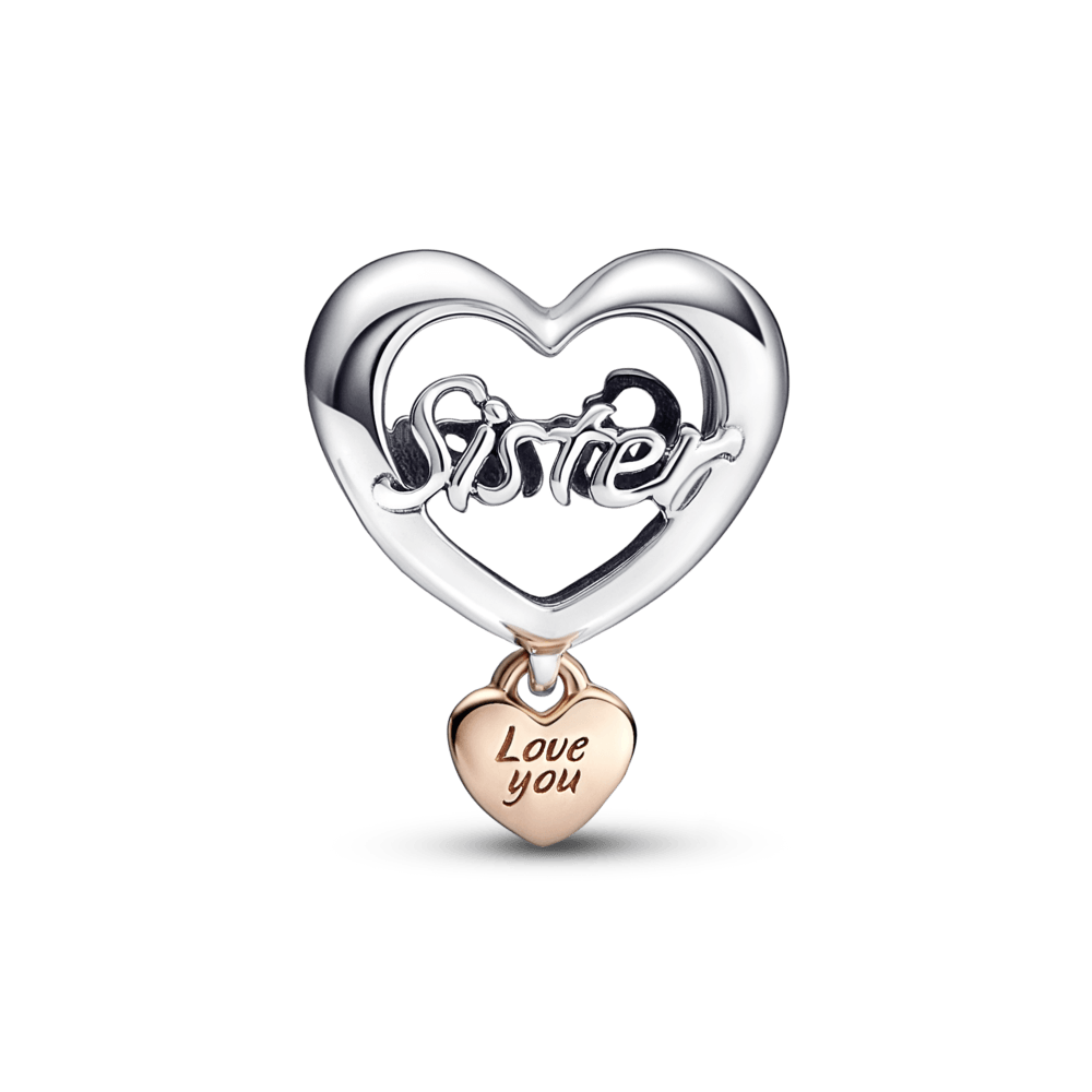 Charm Corazón Yo Te Amo Hermana