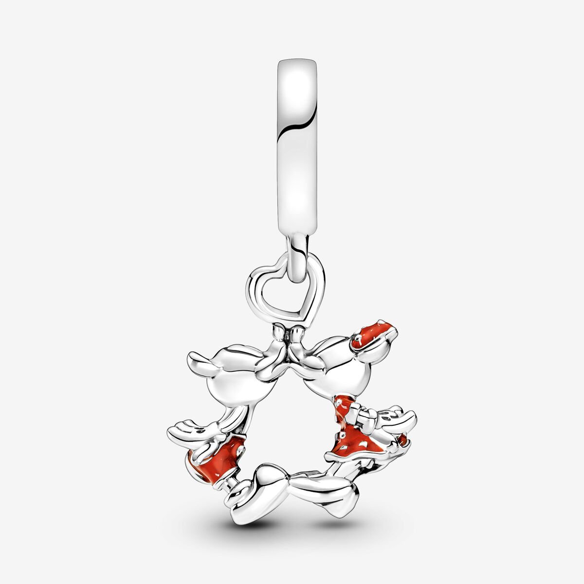 Charm Mickey & Minnie Mouse besándose de Disney