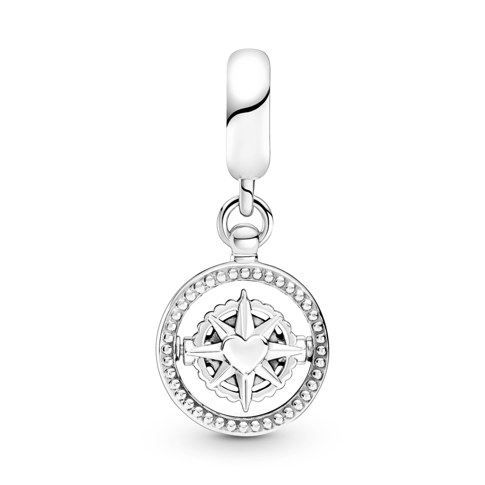 Charm Colgante Brújula Giratoria