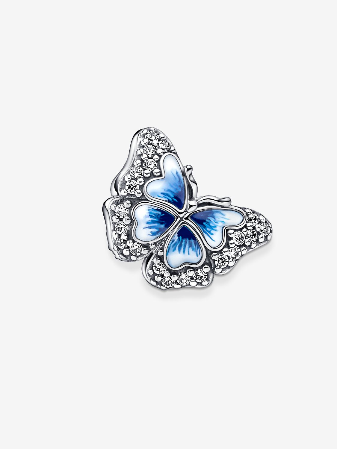 Charm Mariposa Azul Brillante