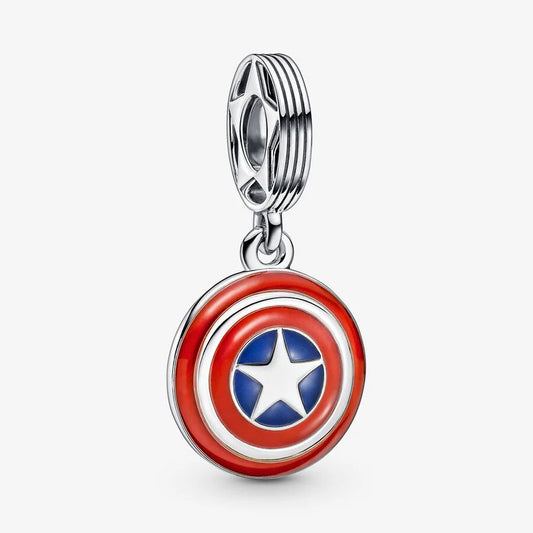 Charm Colgante Escudo del Capitán América Marvel Los Vengadores