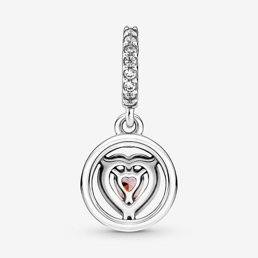 Charm Colgante Doble Halo Brillante