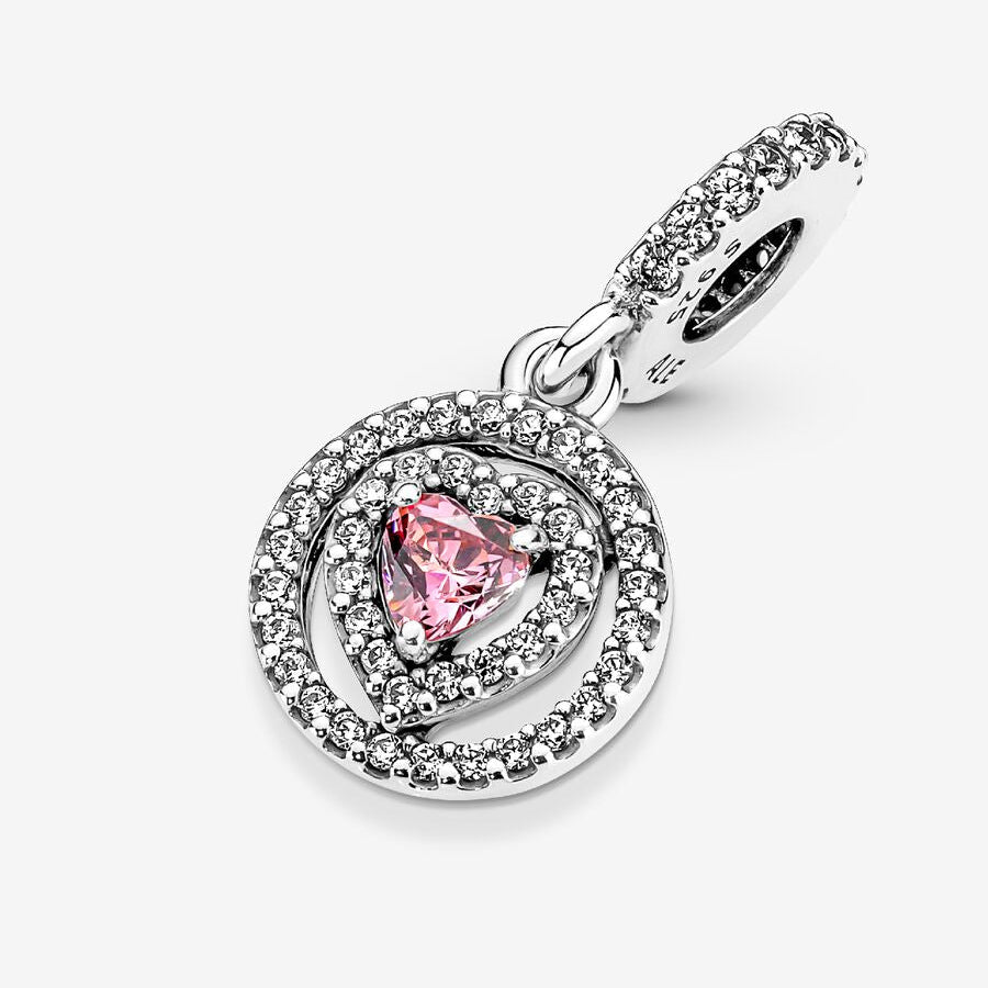 Charm Colgante Doble Halo Brillante