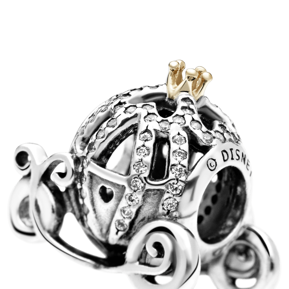 Charm Carruaje de Cenicienta de Disney Dos Tonos