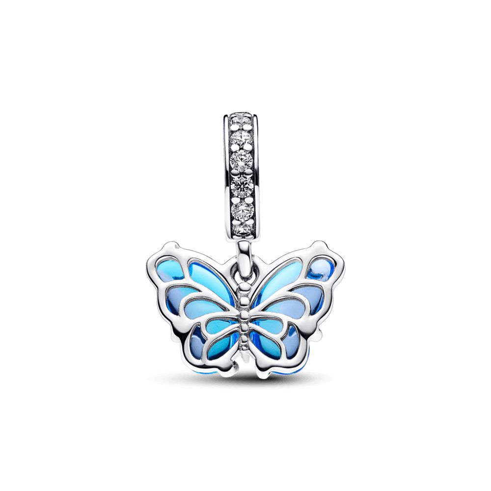 Charm Mariposa de Cristal Murano