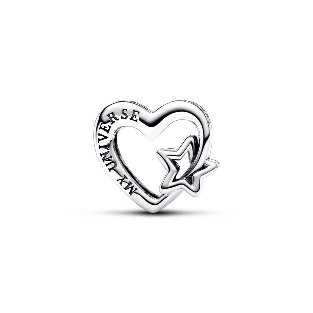 Charm de Filigrana Familia Corazón y Estrella
