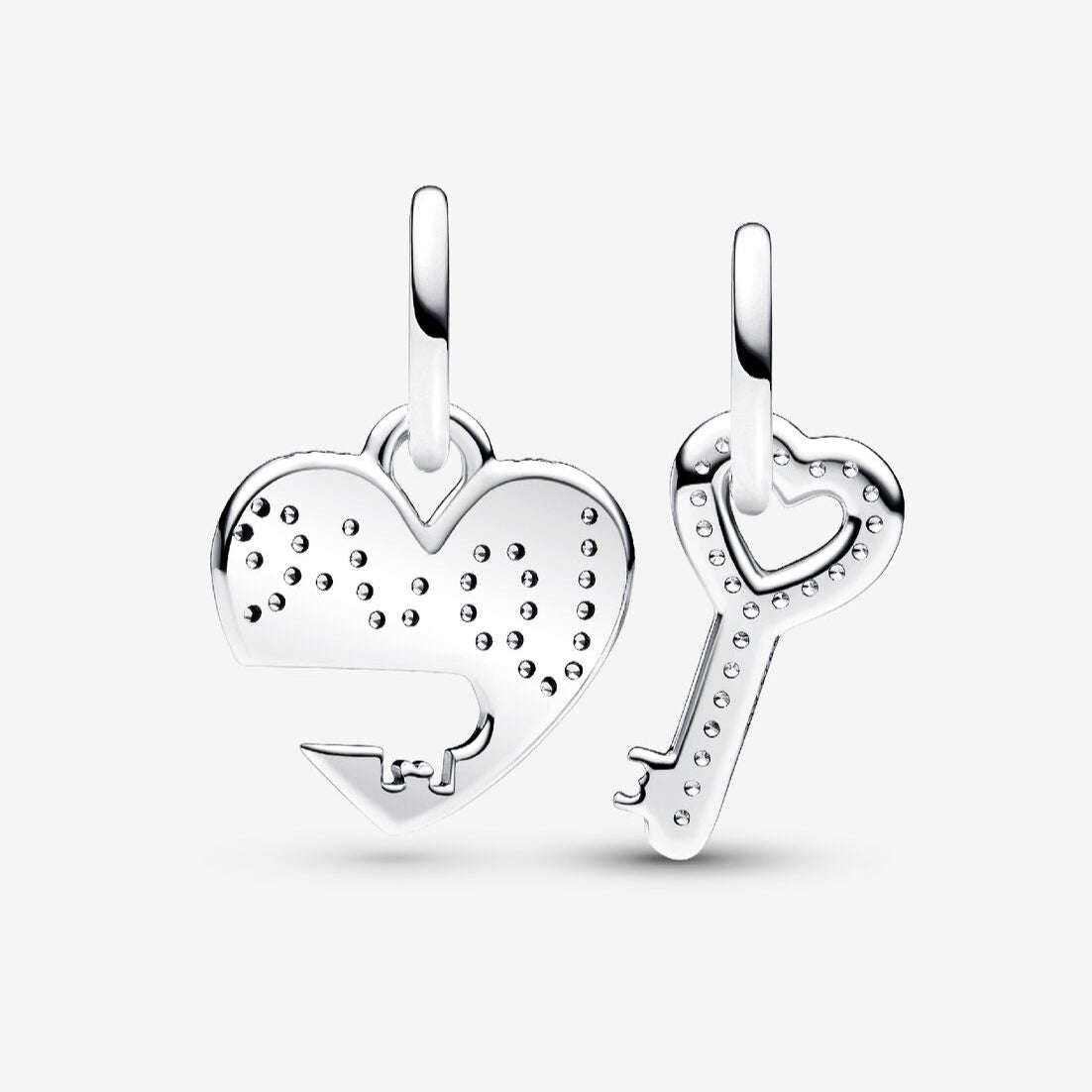 Charm Colgante Corazón y Llave Divisible