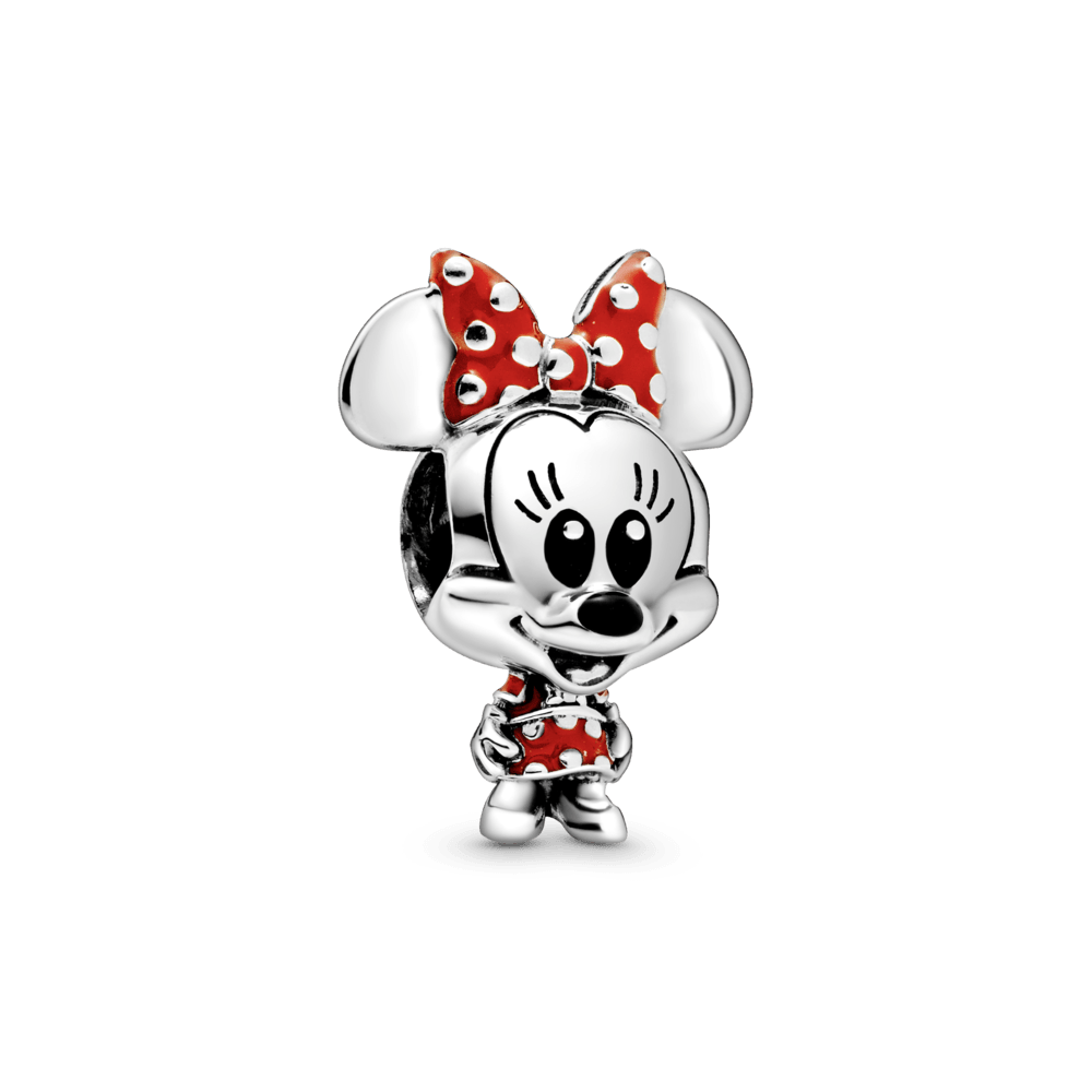 Charm Vestido de lunares y moño de Minnie Mouse de Disney