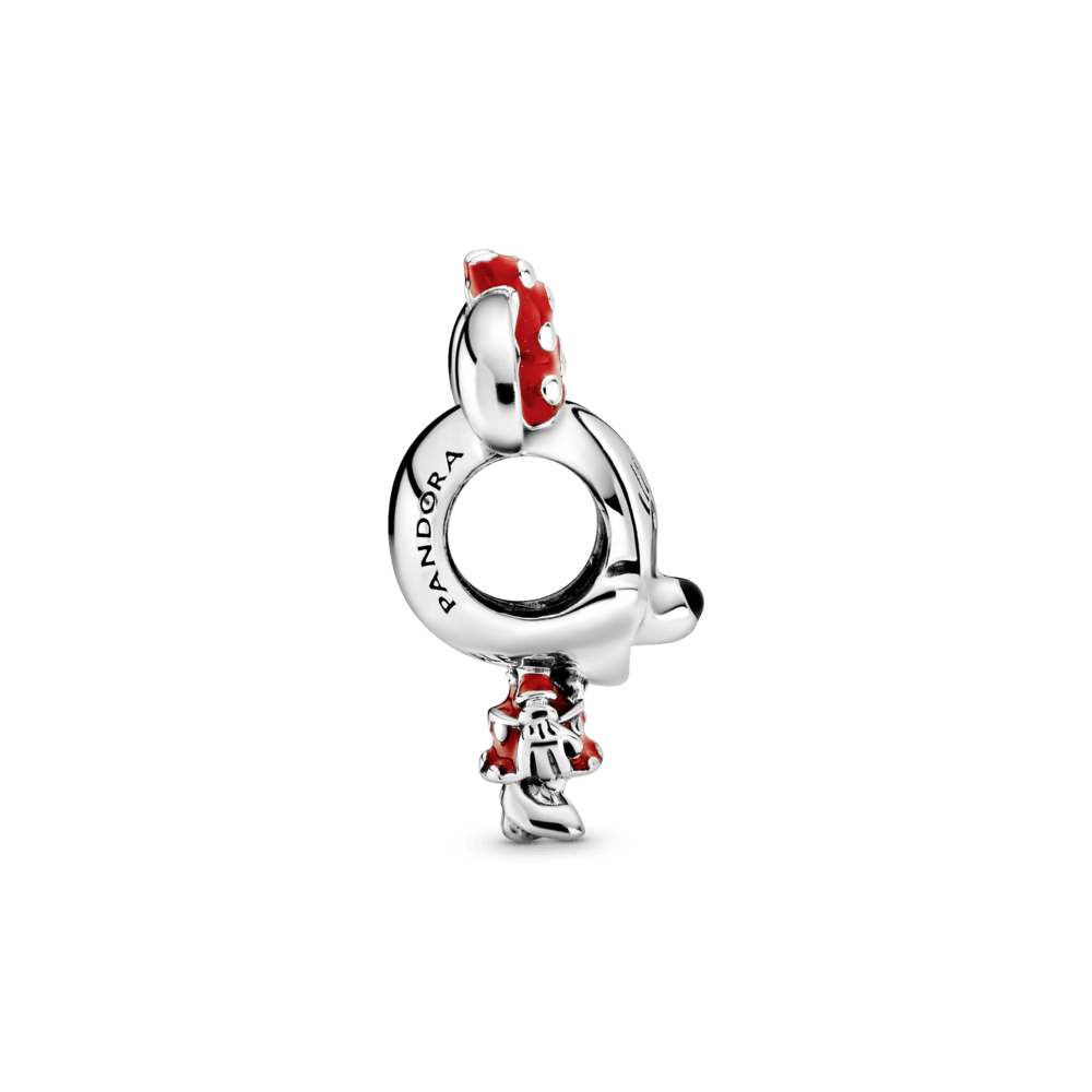 Charm Vestido de lunares y moño de Minnie Mouse de Disney