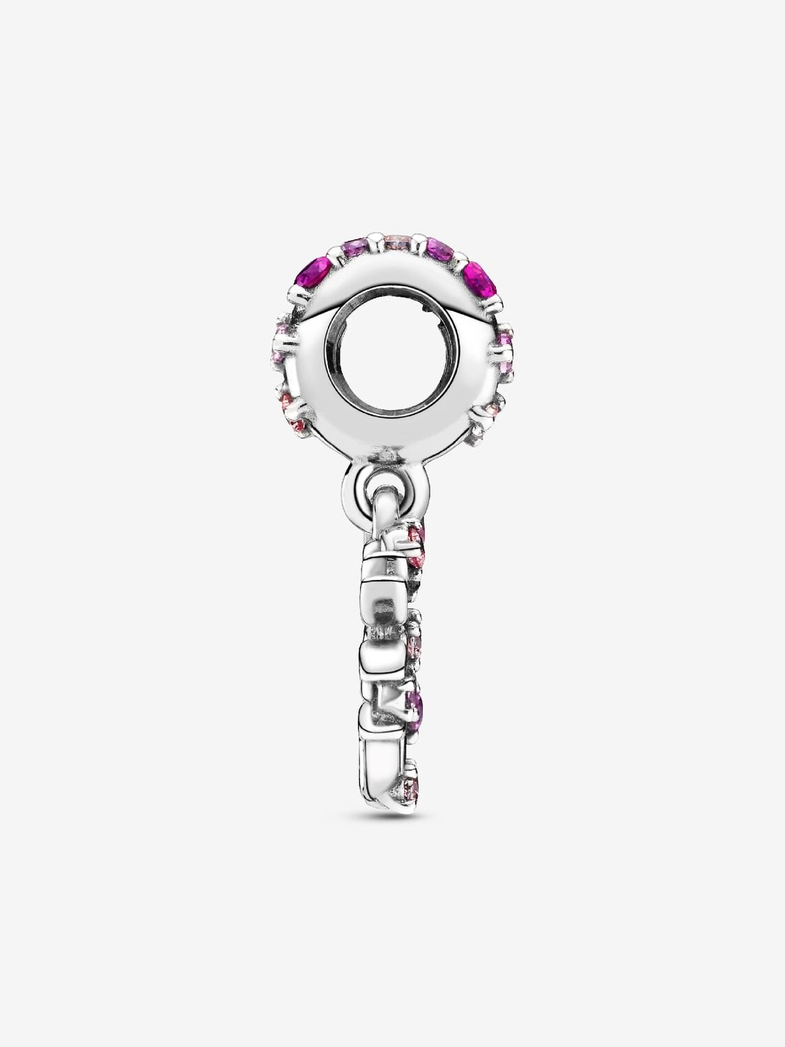 Charm Árbol Genealógico de Corazón Rosa