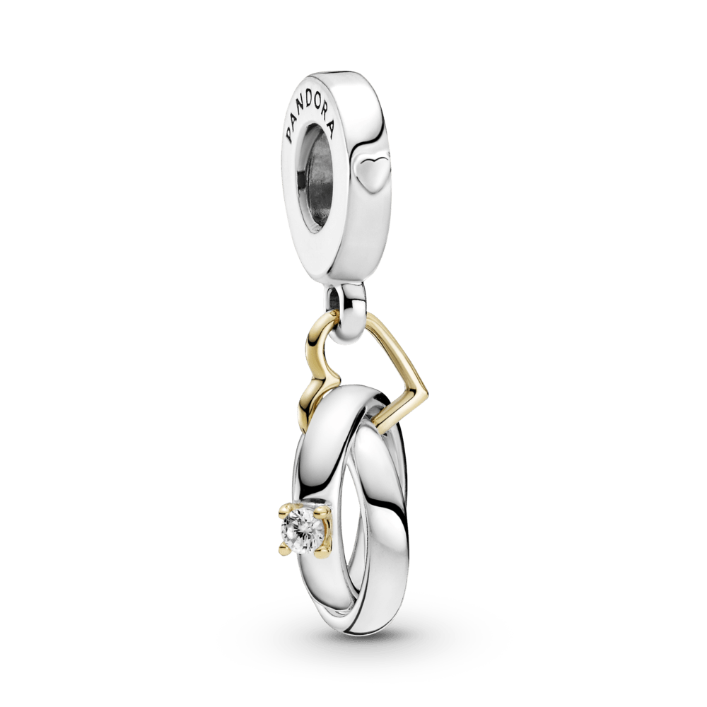 Charm Colgante Anillos de Boda