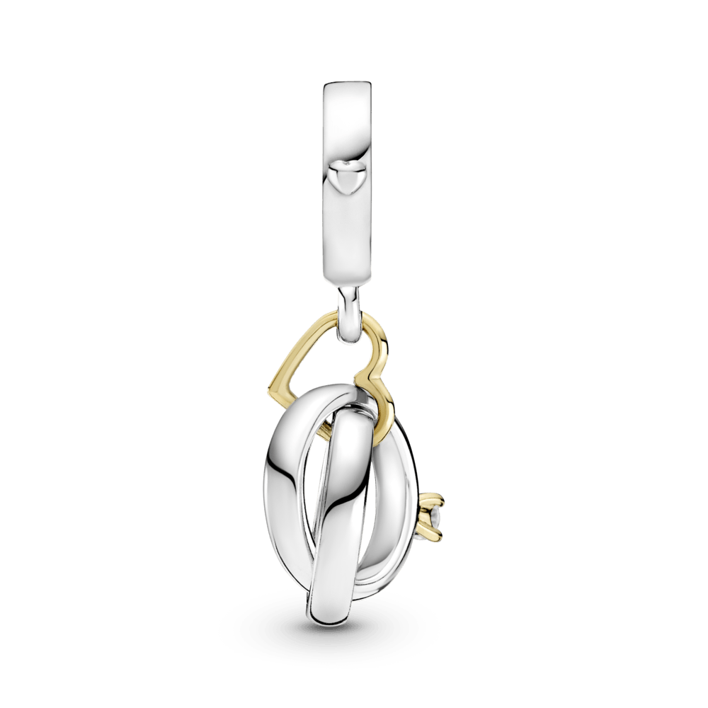 Charm Colgante Anillos de Boda