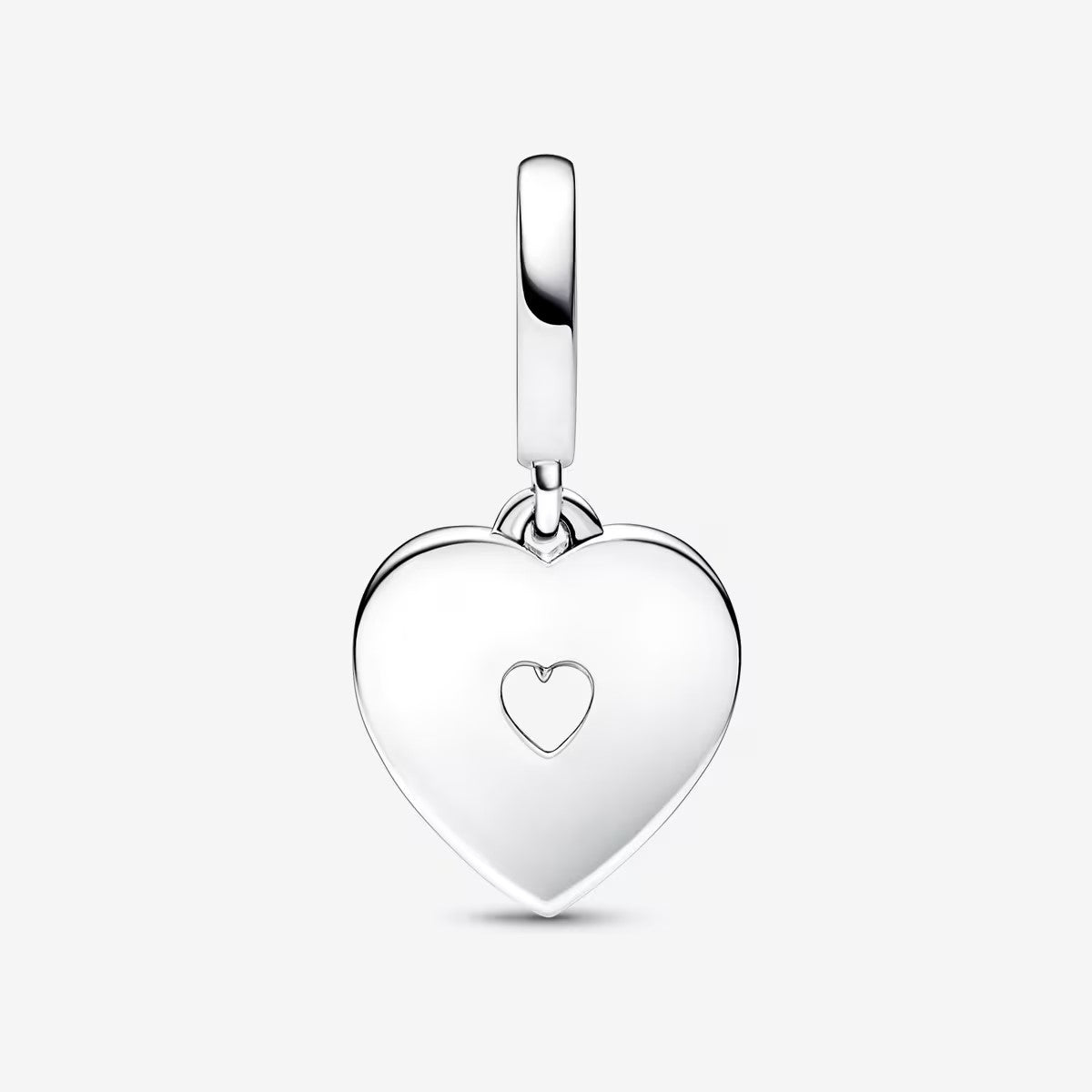 Charm Corazón blanco Mom