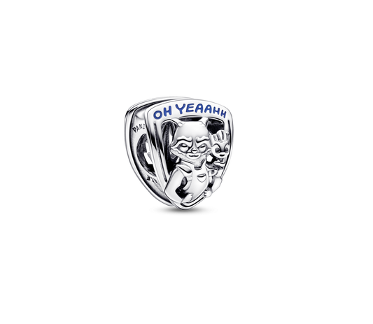 Charm Emblema Rocket Raccoon & Groot Guardianes Galaxia Marvel