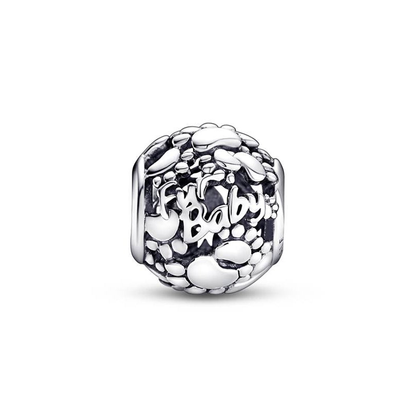 Charm Corazones y Huellas de Cachorro