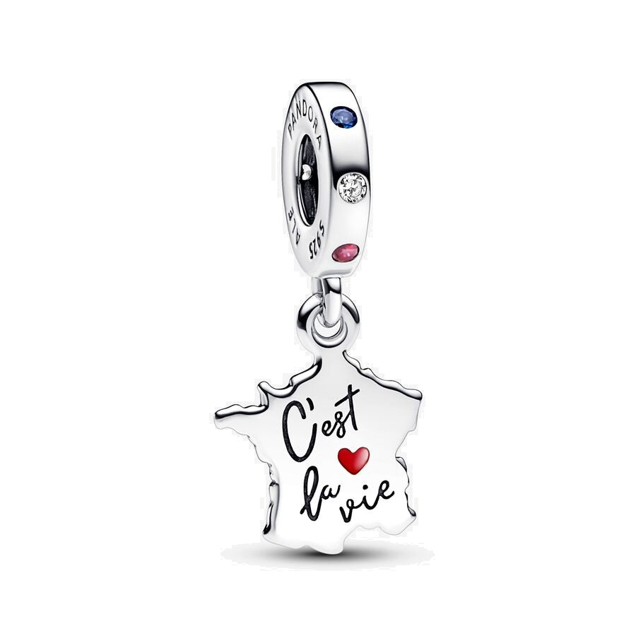 Charm Mapa De Francia  "Asi Es La Vida"