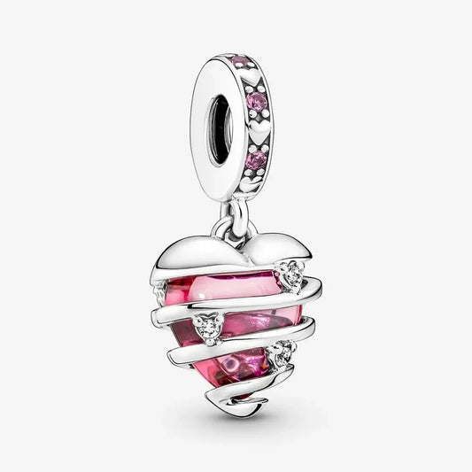 Charm Corazón En Espiral Confesión De Amor