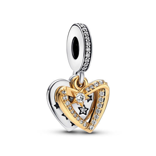 Charm Corazones de Estrella Fugaz