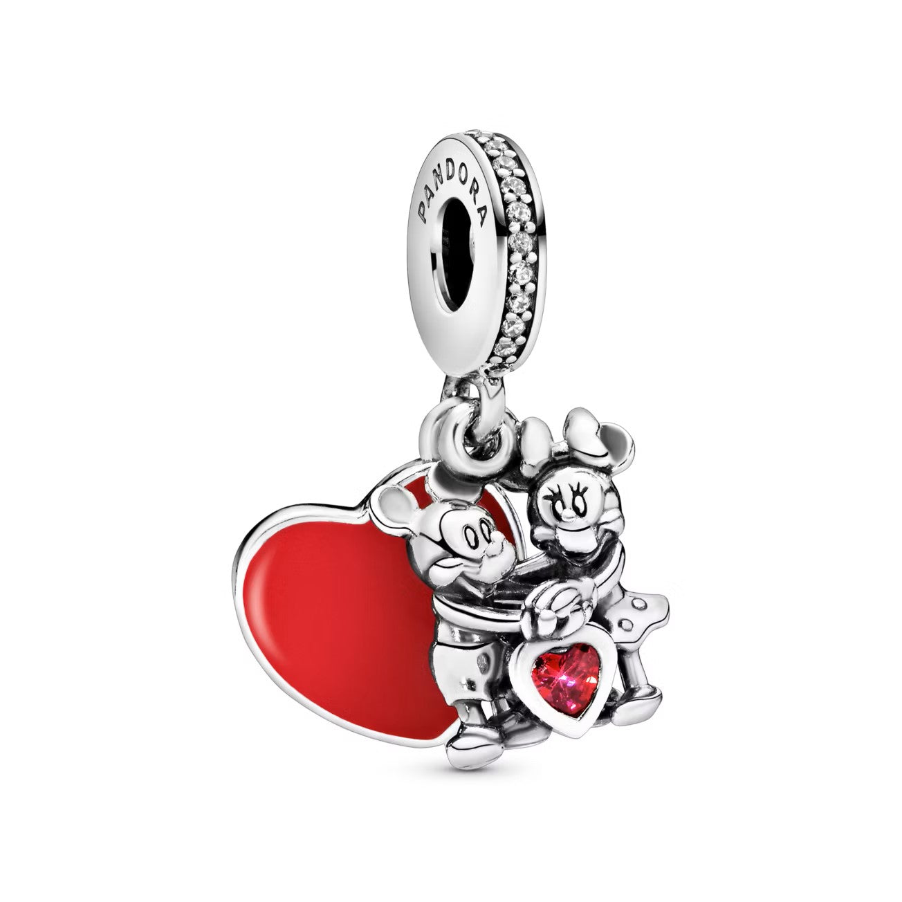 Charm Mickey Mouse & Minnie Mouse Love