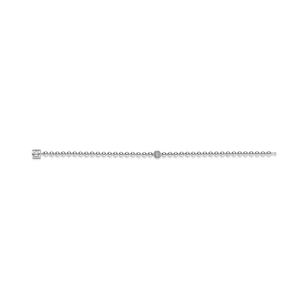 Pulsera de Cuentas y Pavé