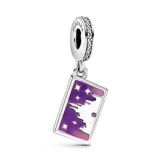 Charm Postal Castillo de  cuento de Hadas