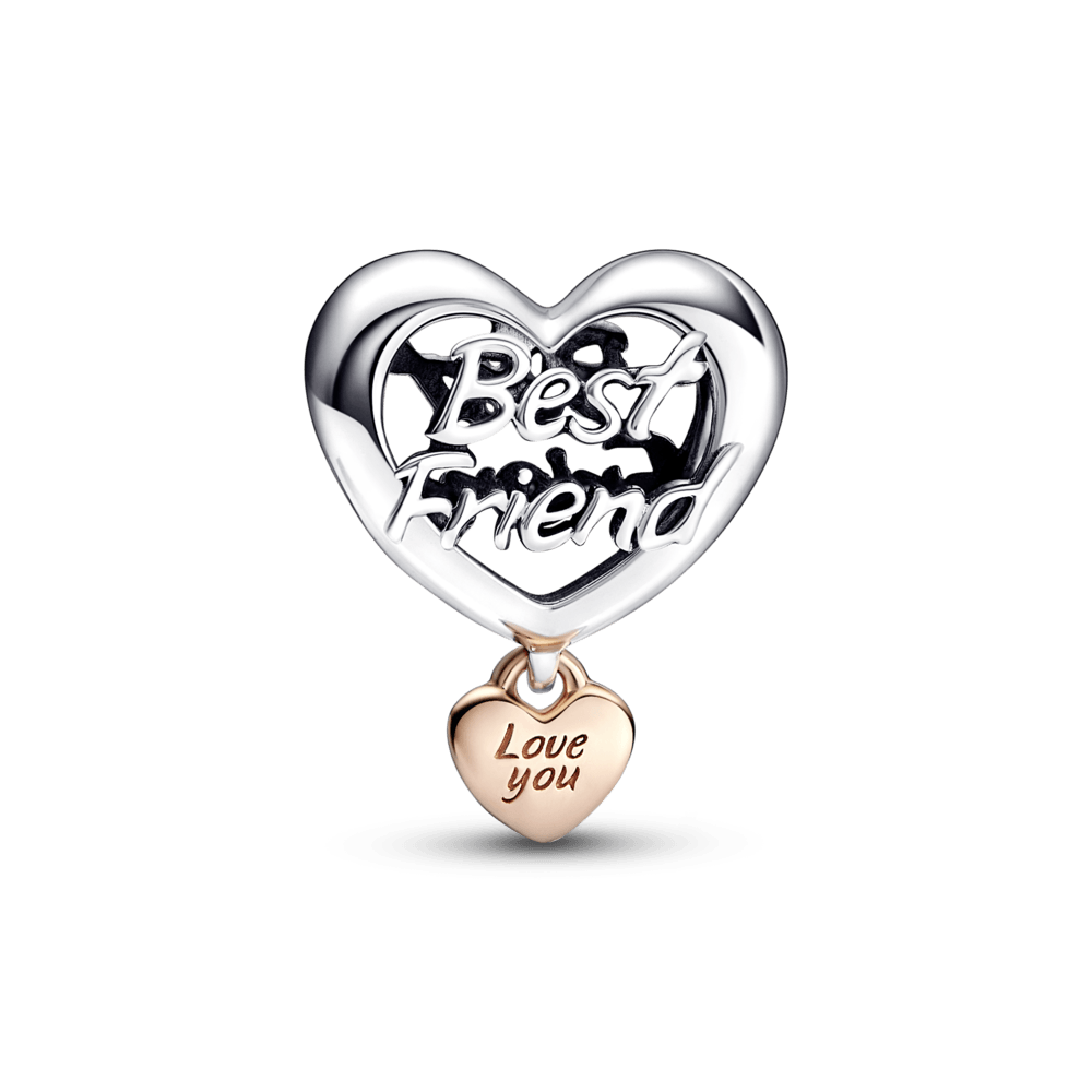 Charm Corazón Te Amo Mejor Amiga
