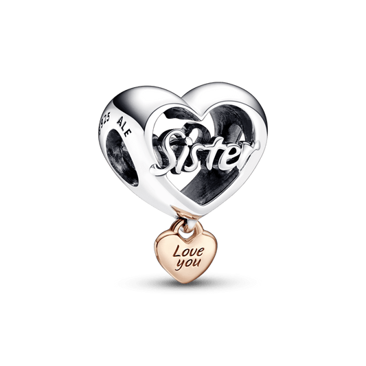 Charm Corazón Yo Te Amo Hermana
