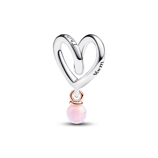 Charm Corazón Envuelto Mamá