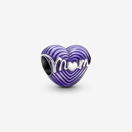 Charm Corazón Irradiando Amor Mamá