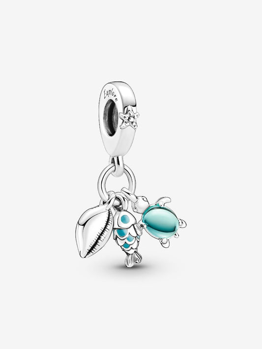 Charm Pez, tortuga y Concha