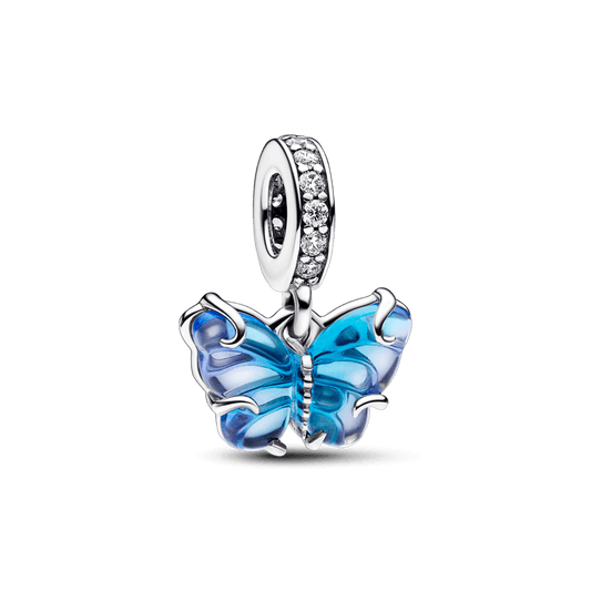 Charm Mariposa de Cristal Murano