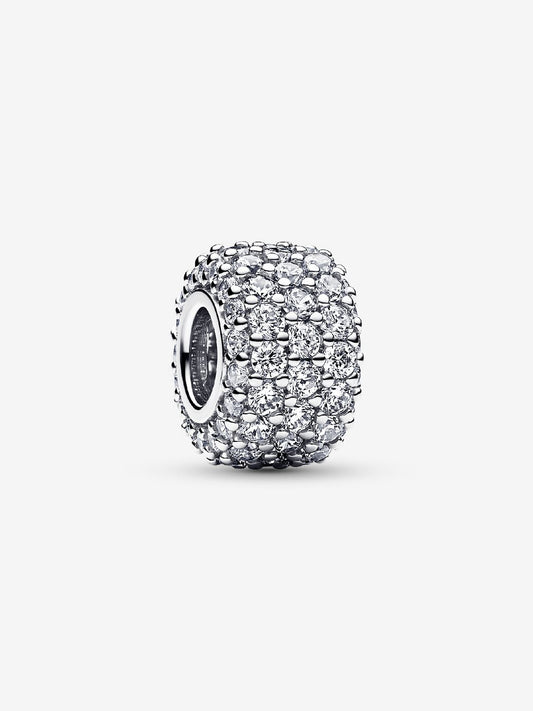 Charm Triple Fila Brillante en Pavé