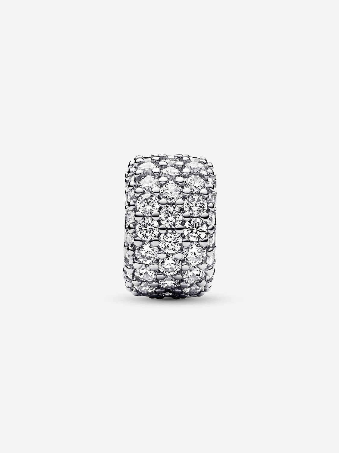 Charm Triple Fila Brillante en Pavé