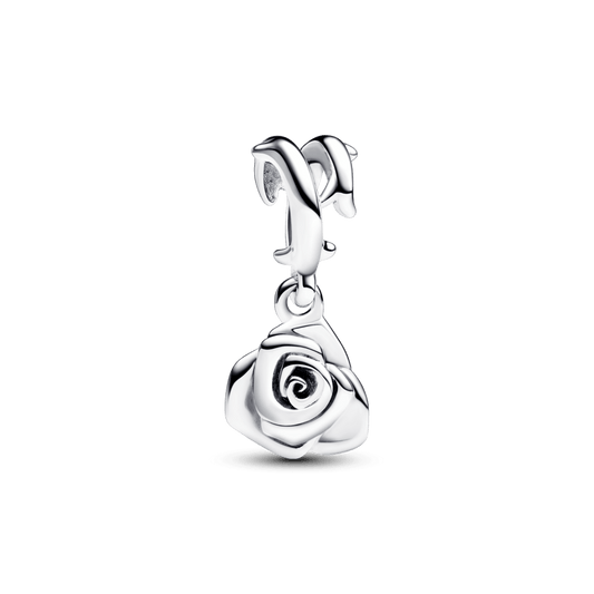 Charm Colgante Rosa Floreciendo