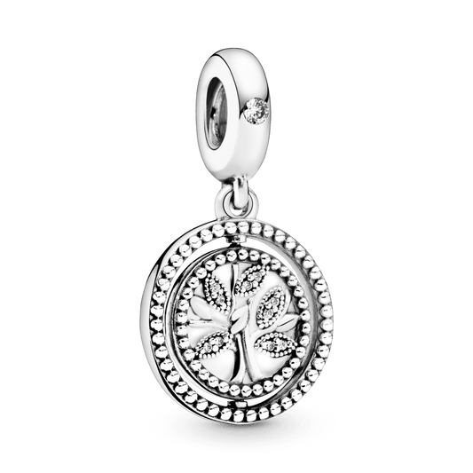 Charm Árbol De Familia Giratorio