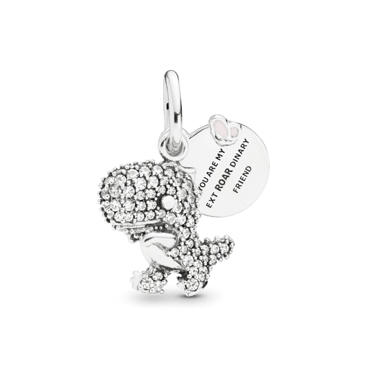 Charm Colgante Dinosaurio En Pavé