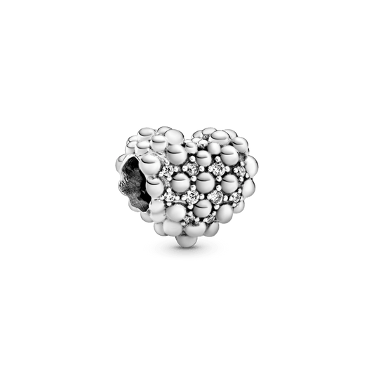 Charm Corazón Brillante De Esferas