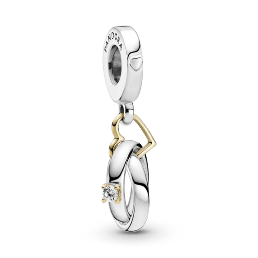 Charm Colgante Anillos de Boda