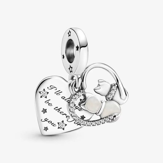 Charm de Gatos y Corazones