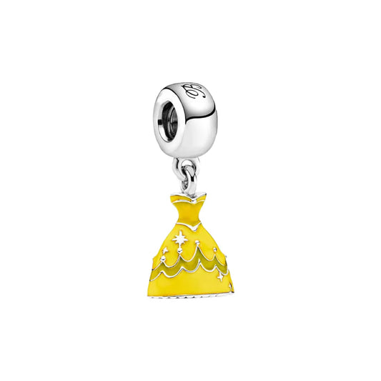 Charm Vestido Bella y La Bestia Disney