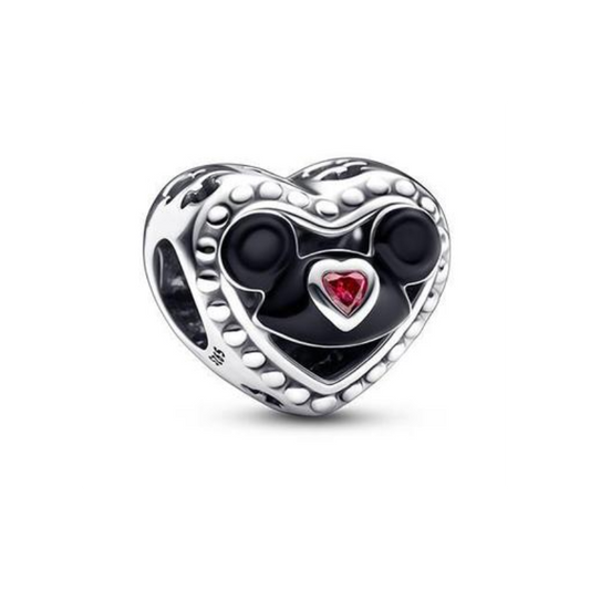 Charm Corazón con Orejas de Mickey