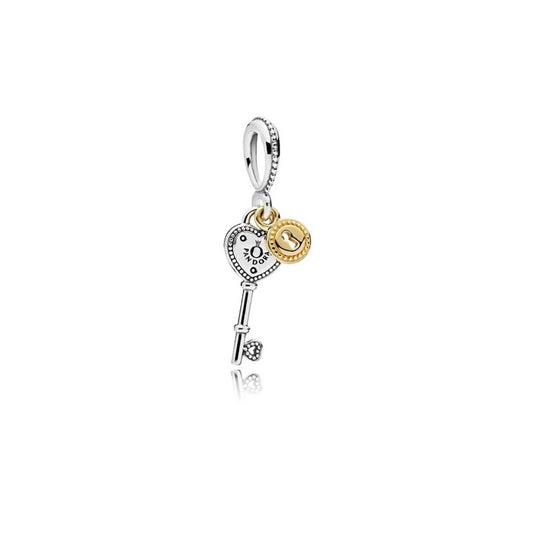 Charm colgante Llave de mi Corazón