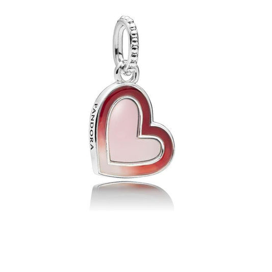 Charm Corazón de Amor Asimétrico