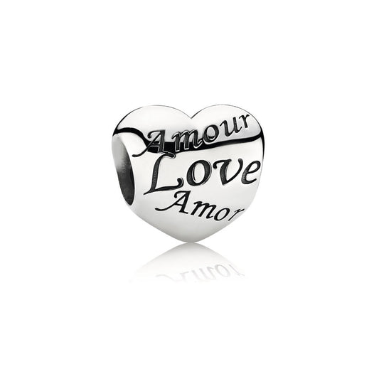 Charm Corazón Lenguaje del Amor